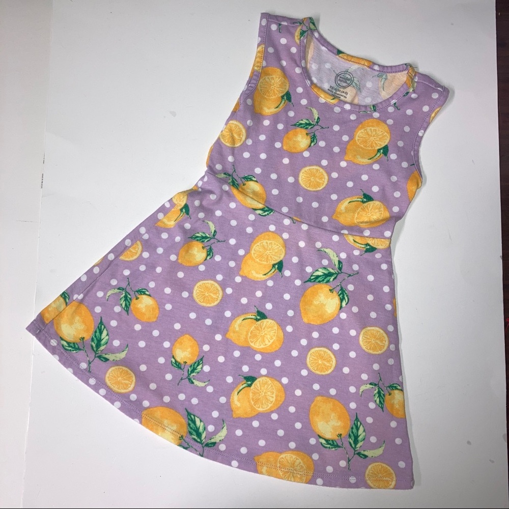 Lemon & Polka Dot Girl’s Dress